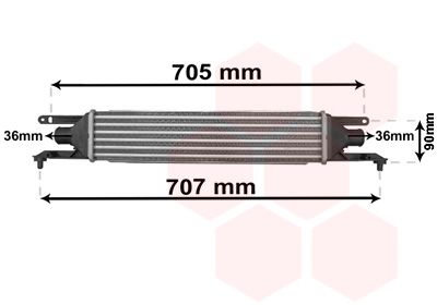 VAN WEZEL Интеркулер 17004319